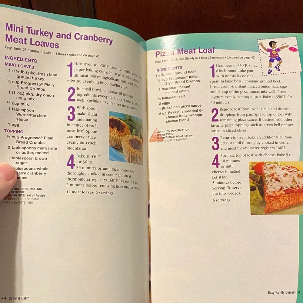 Pillsbury four piece cookbook magazine set
